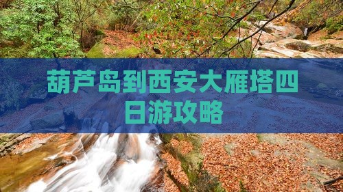 葫芦岛到西安大雁塔四日游