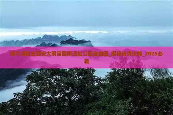 博尔塔拉去西安大明宫国家遗址公园自由团