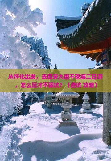 怀化去西安大唐不夜城二日游