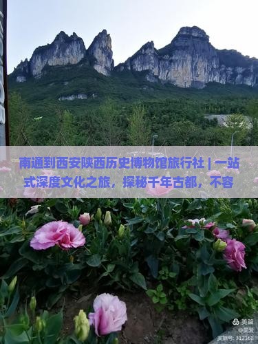 南通到西安陕西历史博物馆旅行社