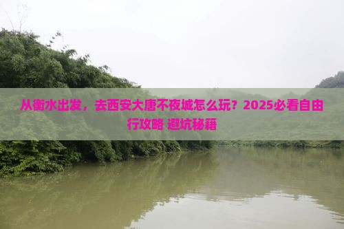 衡水去西安大唐不夜城自由行