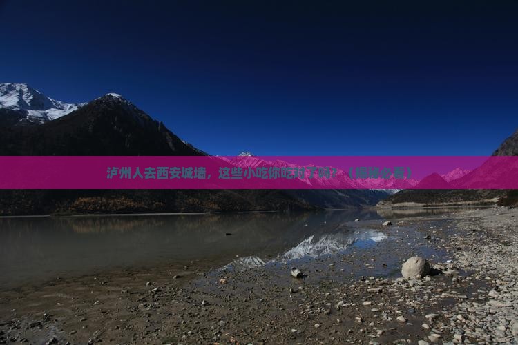泸州去西安城墙旅游小吃