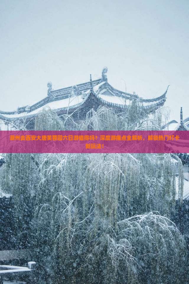 潮州去西安大唐芙蓉园六日游