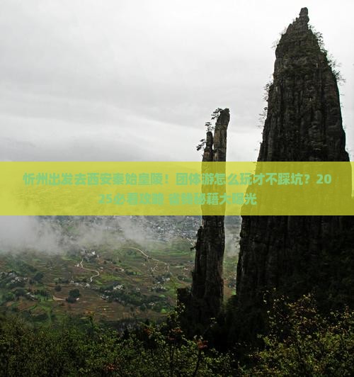 忻州去西安秦始皇帝陵博物院团体旅游