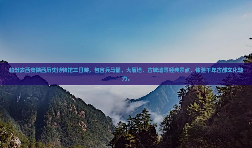 临汾去西安陕西历史博物馆三日游