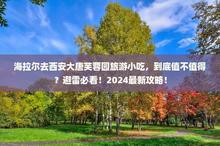 海拉尔去西安大唐芙蓉园旅游小吃