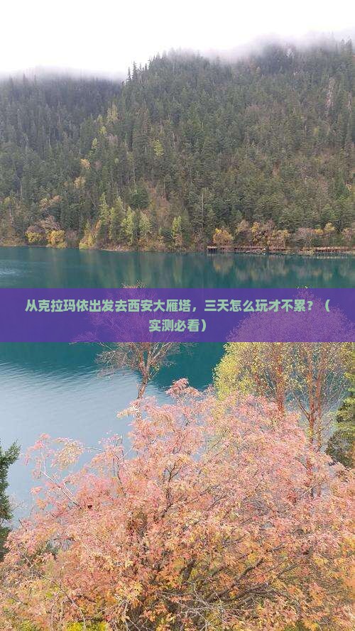 克拉玛依到西安大雁塔三日游