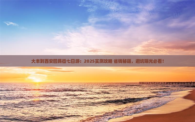 大丰到西安回民街七日游