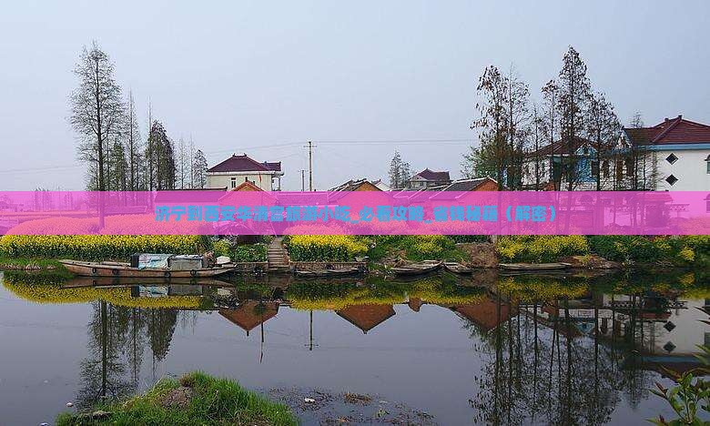 济宁到西安华清宫旅游小吃