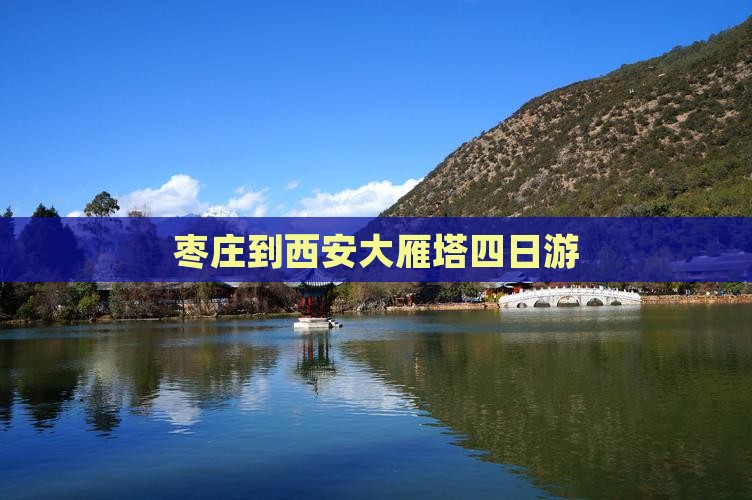 枣庄到西安大雁塔四日游