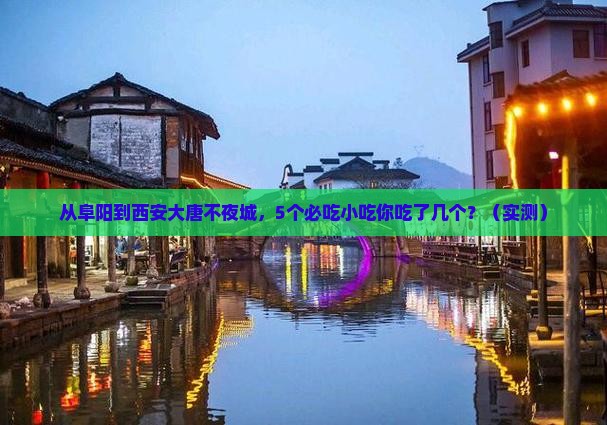 阜阳到西安大唐不夜城旅游小吃