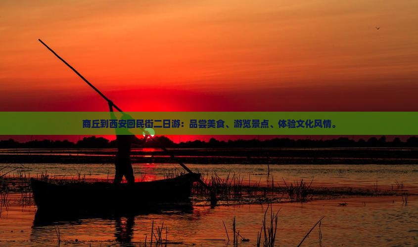 商丘到西安回民街二日游