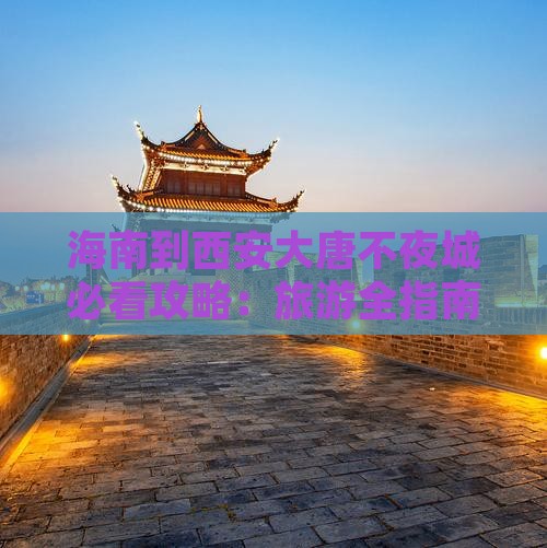 海南到西安大唐不夜城门票