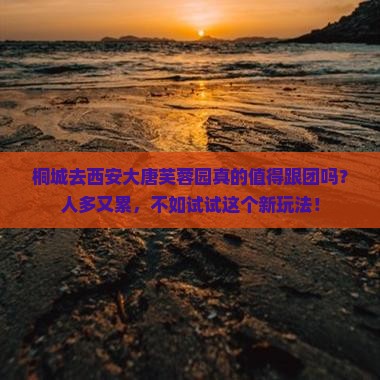 桐城去西安大唐芙蓉园大型旅游团
