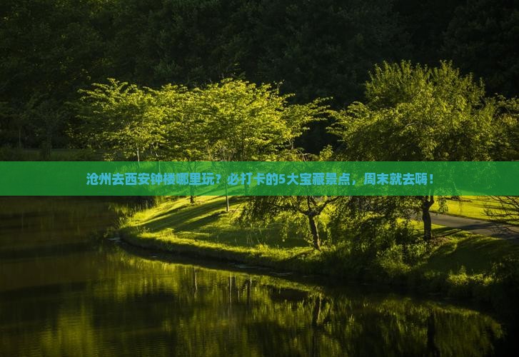 沧州去西安钟楼哪里玩