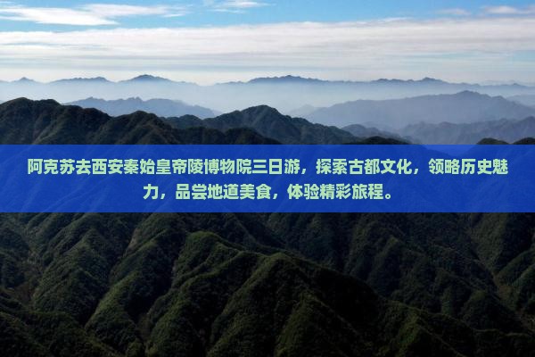 阿克苏去西安秦始皇帝陵博物院三日游
