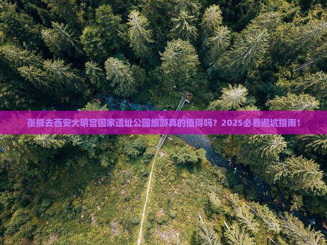 张掖去西安大明宫国家遗址公园旅游