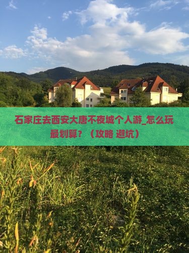 石家庄去西安大唐不夜城个人游