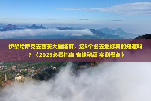 伊犁哈萨克到西安大雁塔必去地