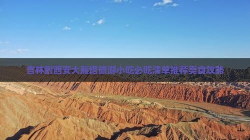 吉林到西安大雁塔旅游小吃