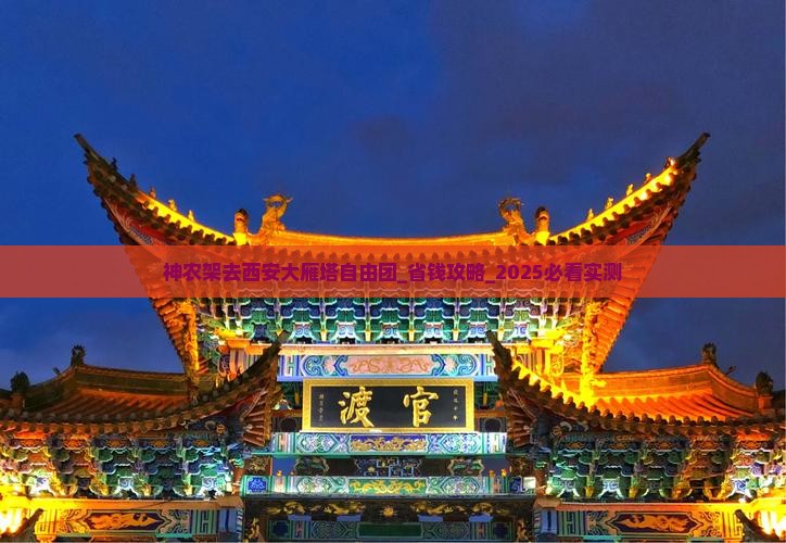 神农架去西安大雁塔自由团