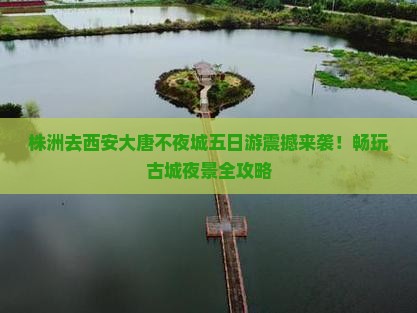 株洲去西安大唐不夜城五日游
