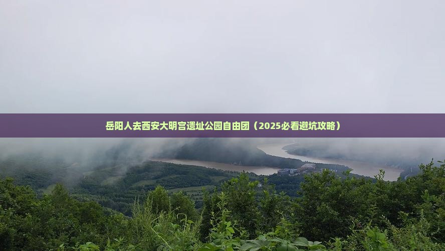 岳阳去西安大明宫国家遗址公园自由团