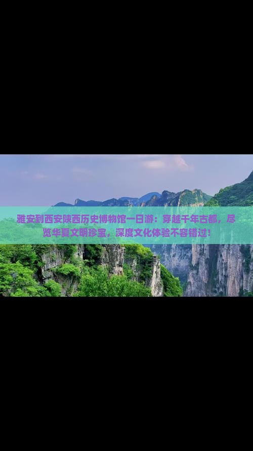 雅安到西安陕西历史博物馆一日游
