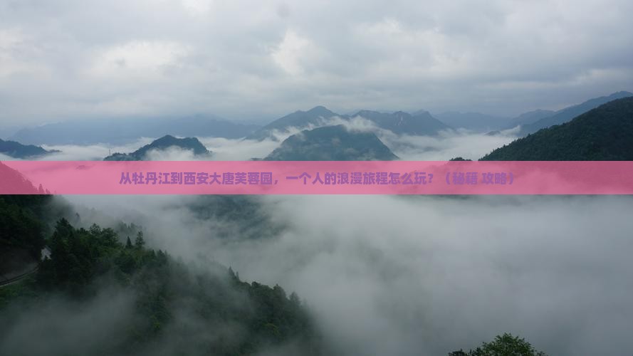 牡丹江去西安大唐芙蓉园个人游