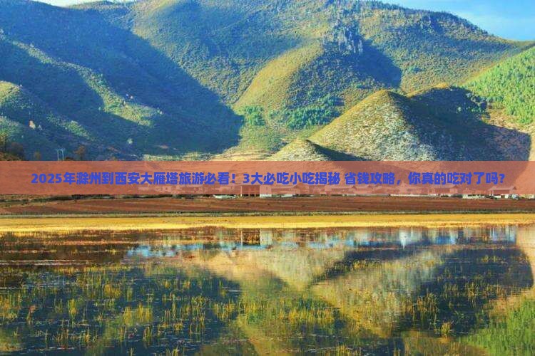 滁州到西安大雁塔旅游小吃