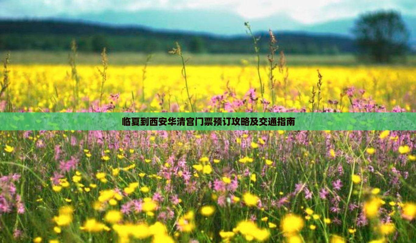 临夏到西安华清宫门票