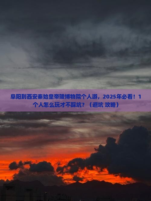 阜阳到西安秦始皇帝陵博物院个人游