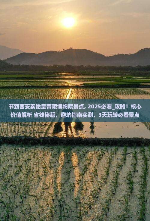 中秋节到西安秦始皇帝陵博物院景点