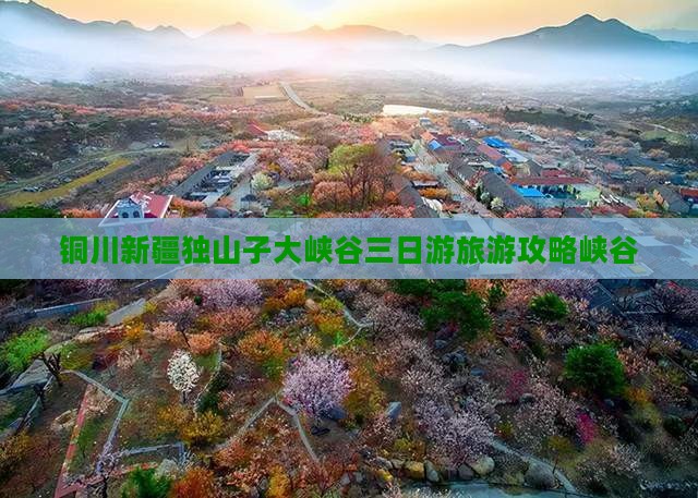 铜川到新疆独山子大峡谷三日游