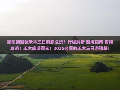 德阳到新疆禾木三日游