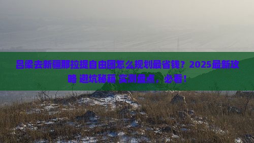 吕梁去新疆那拉提自由团