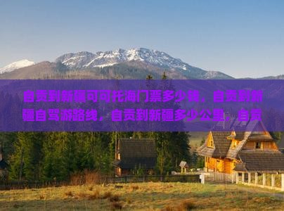 自贡到新疆可可托海门票