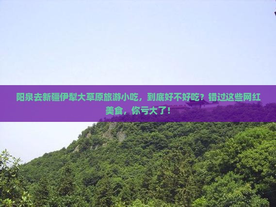 阳泉去新疆伊犁大草原旅游小吃
