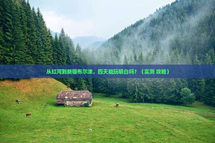 红河到新疆布尔津四日游