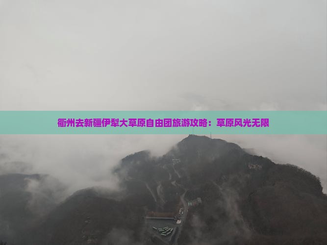衢州去新疆伊犁大草原自由团
