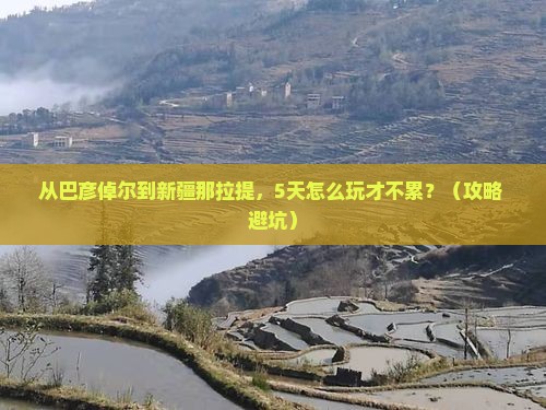巴彦倬尔到新疆那拉提个人游