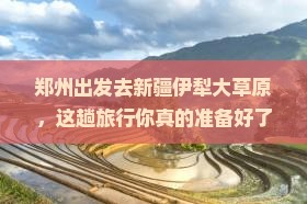 郑州到新疆伊犁大草原个人游