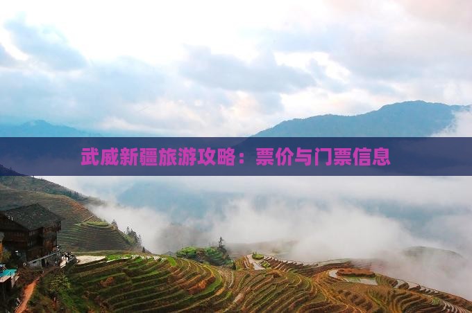 武威去新疆乌鲁木齐门票
