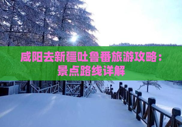 咸阳去新疆吐鲁番个人游