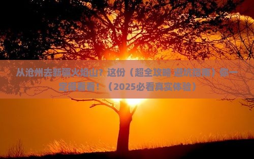 沧州到新疆火焰山必去地