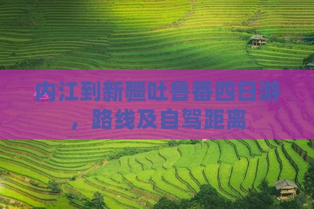 内江到新疆吐鲁番四日游