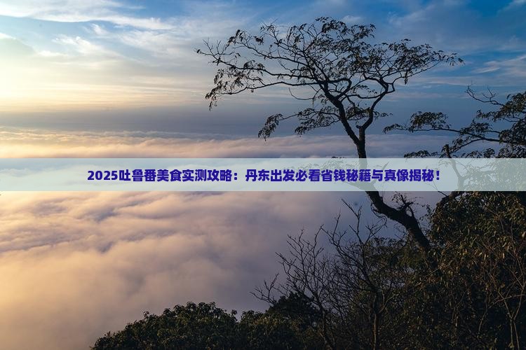 丹东去新疆吐鲁番旅游小吃