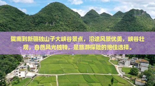 陇南到新疆独山子大峡谷景点