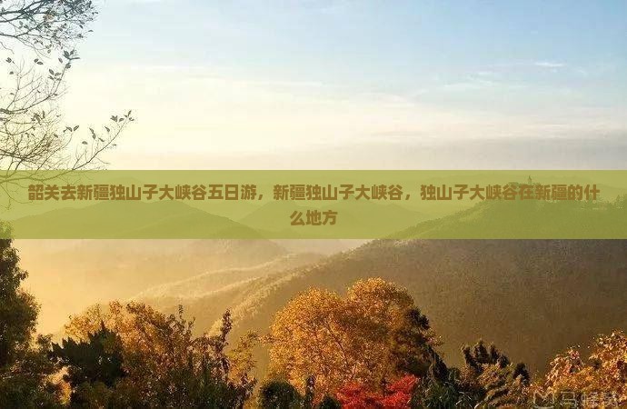 韶关去新疆独山子大峡谷五日游