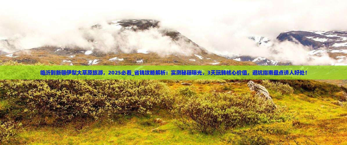 临沂到新疆伊犁大草原旅游